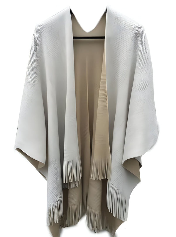 Poncho Femme Asymétrique

