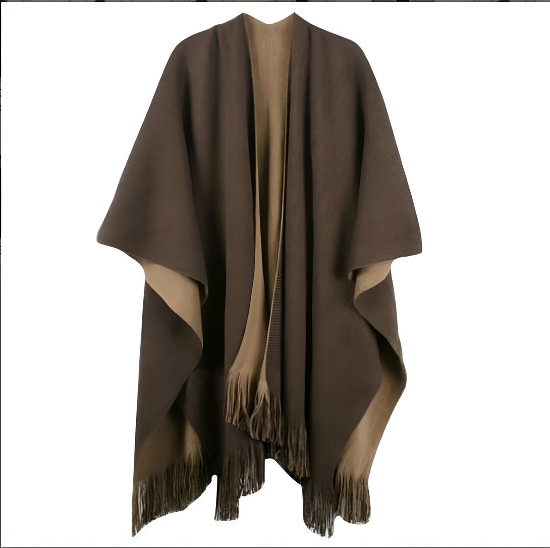 Poncho Femme Asymétrique
