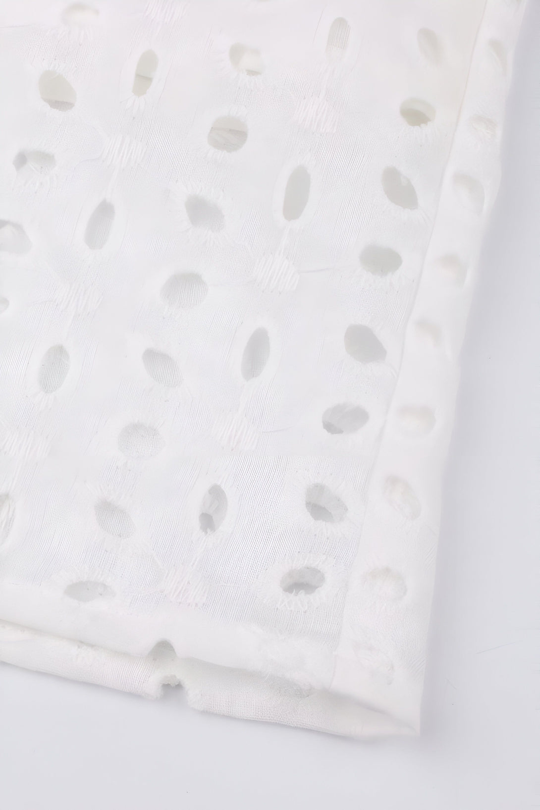 Robe Bohème Blanche en Coton
