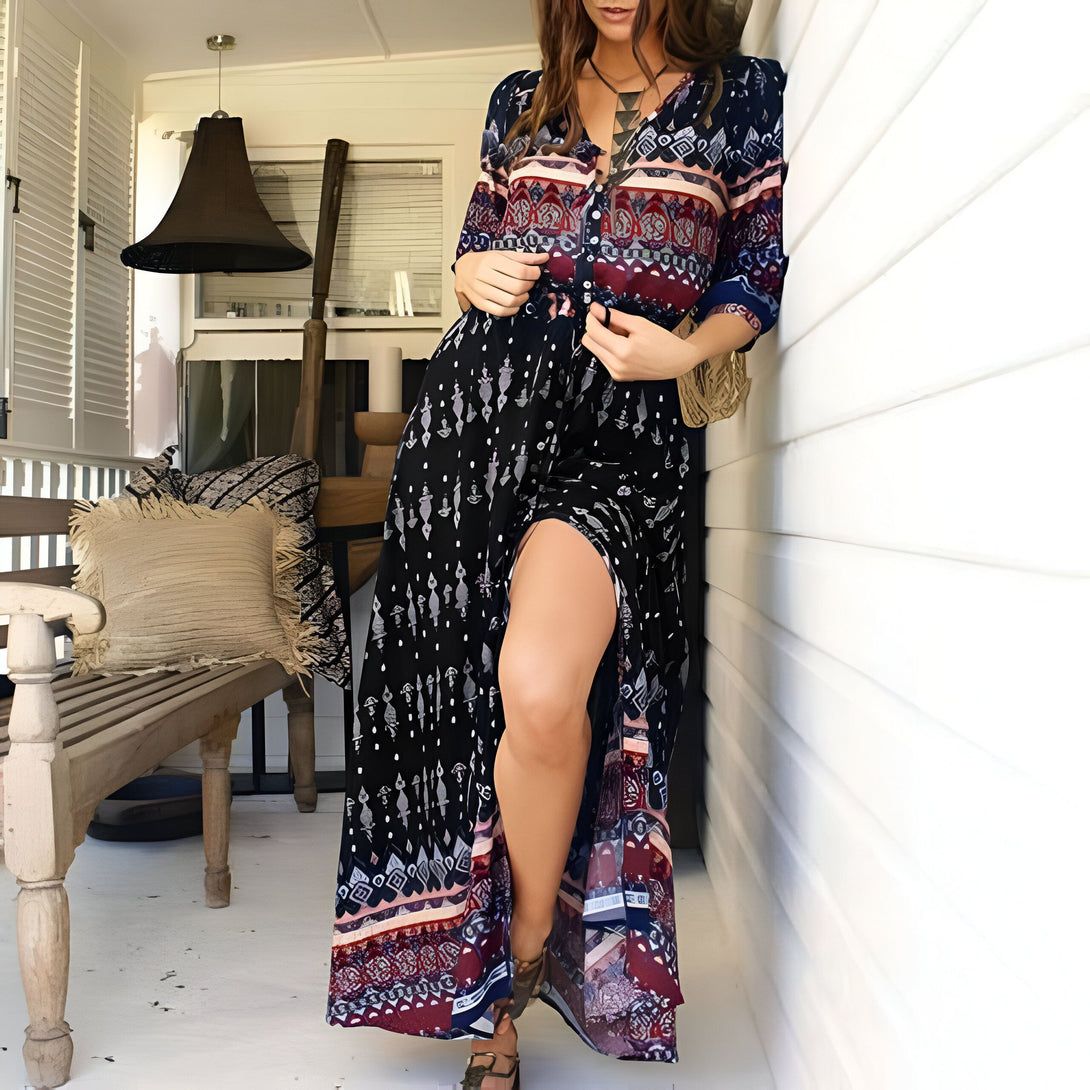 Robe Bohème Chic Femme Été
