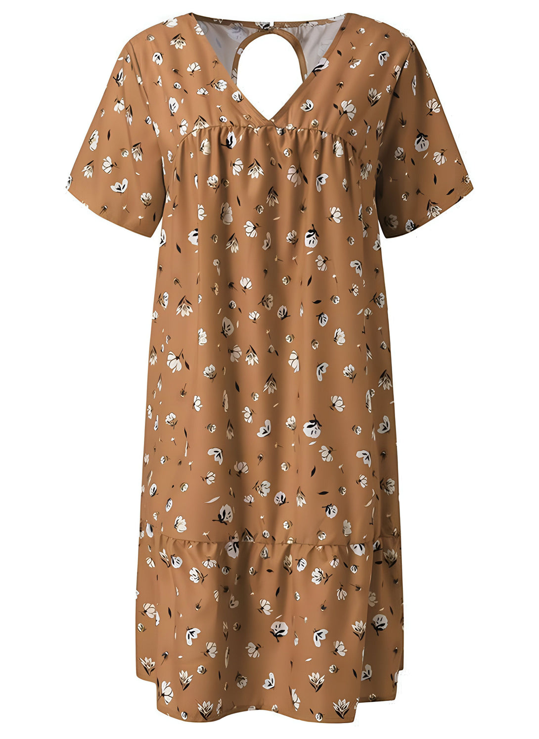 Robe d'été florale rouge
