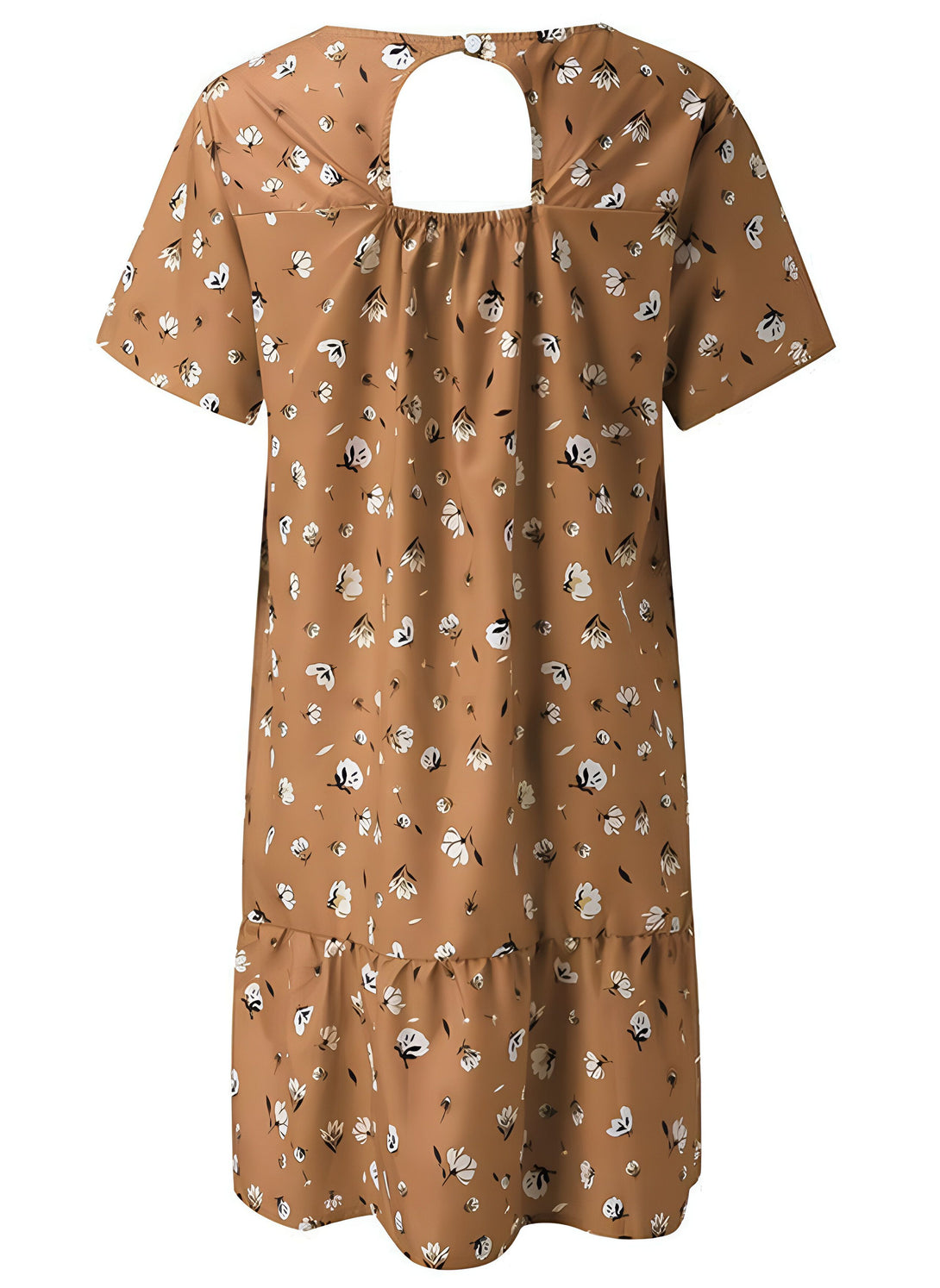 Robe d'été florale rouge

