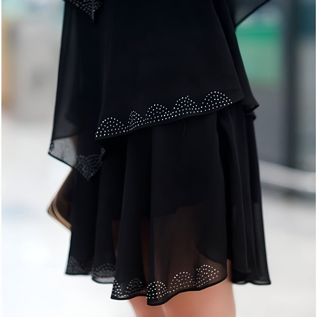 Robe Femme Chic à Volants
