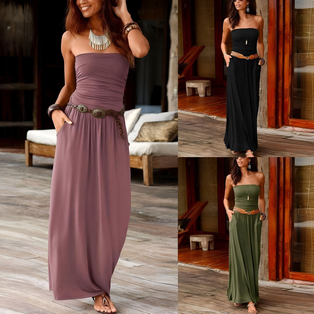 Robe Longue Bohème Femme Été
