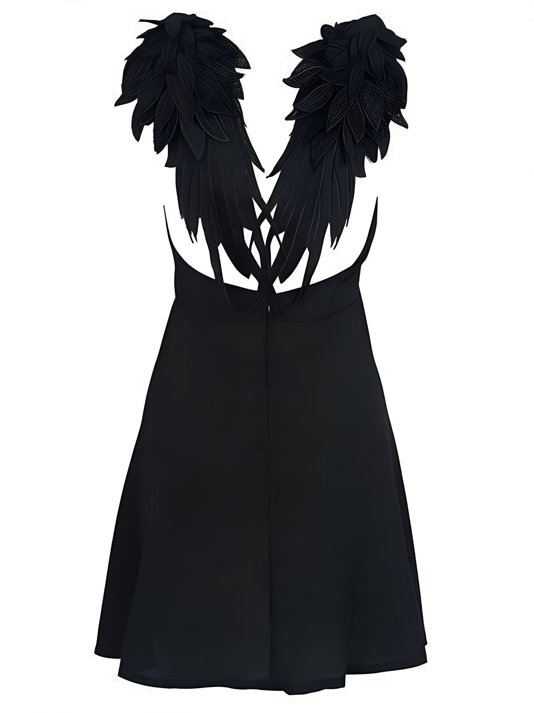 Robe Patineuse Ailes d'Ange Halloween
