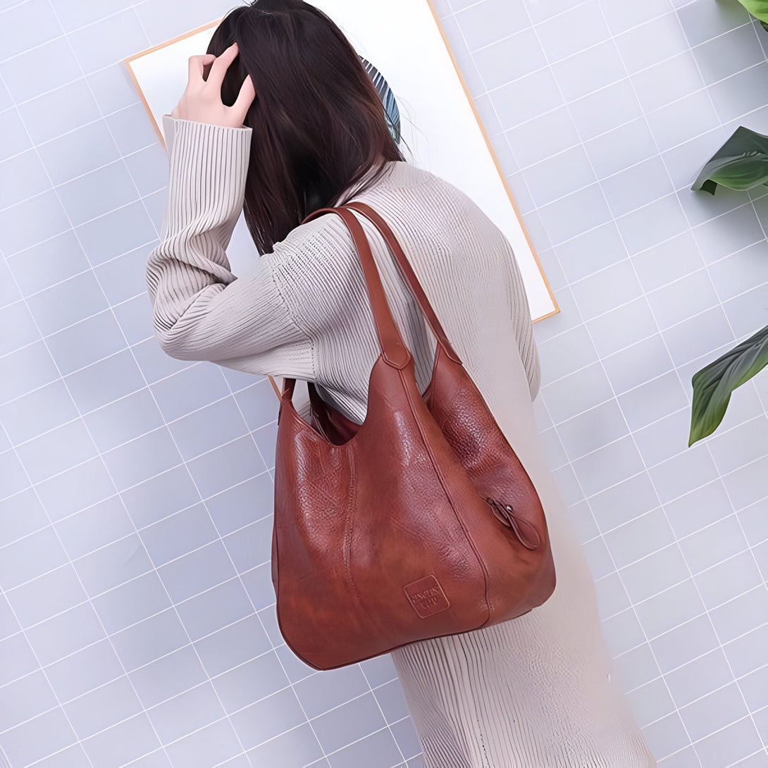 Sac Cabas Femme Cuir Grande Capacité
