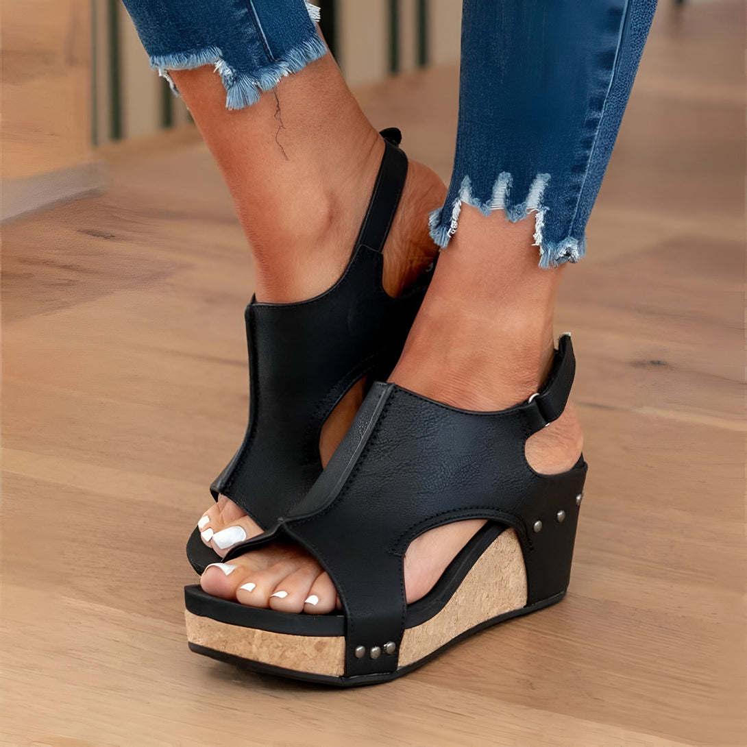 Sandales Compensées Femme Confort Été
