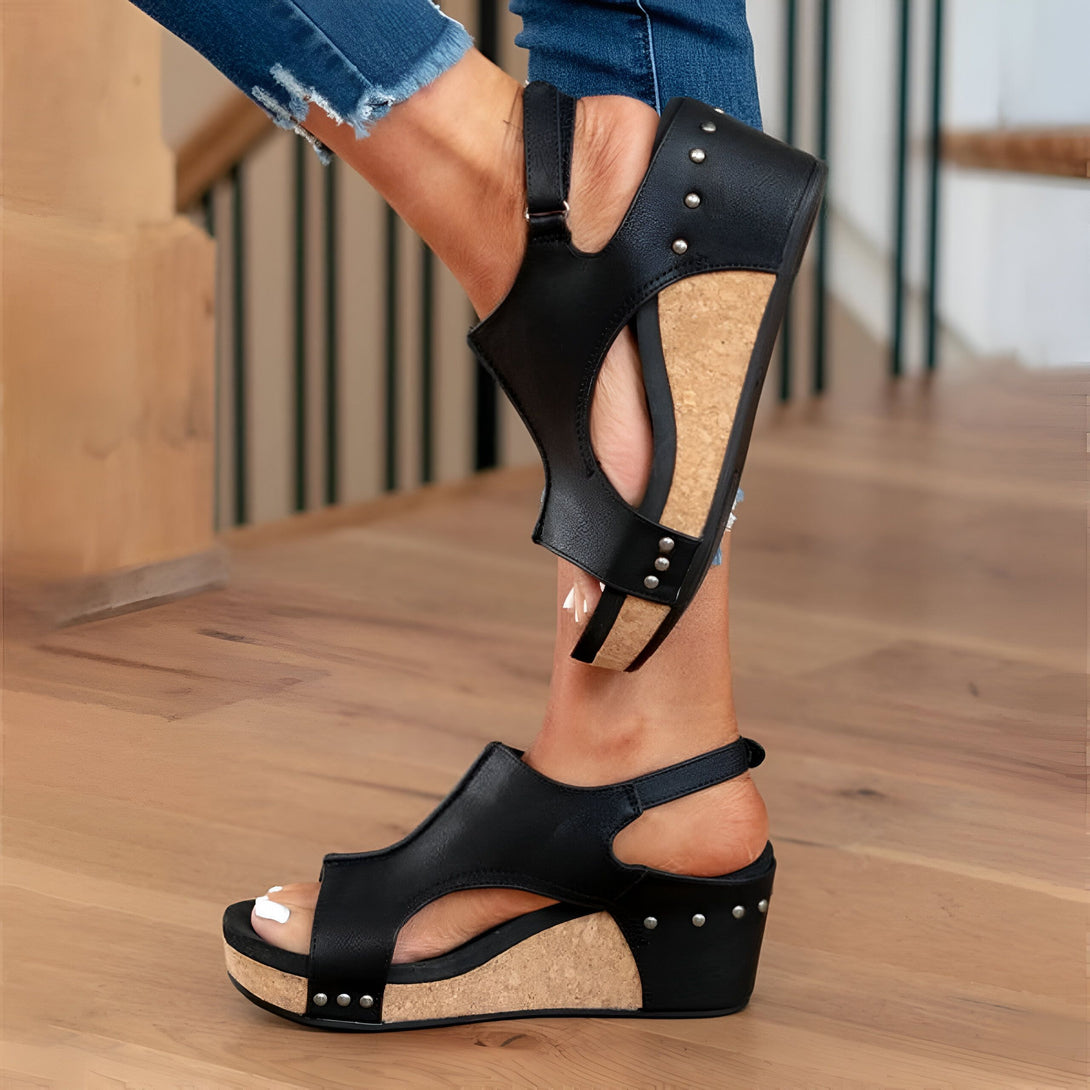 Sandales Compensées Femme Confort Été
