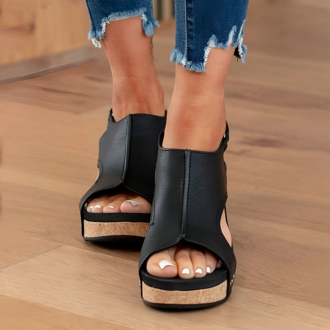 Sandales Compensées Femme Confort Été
