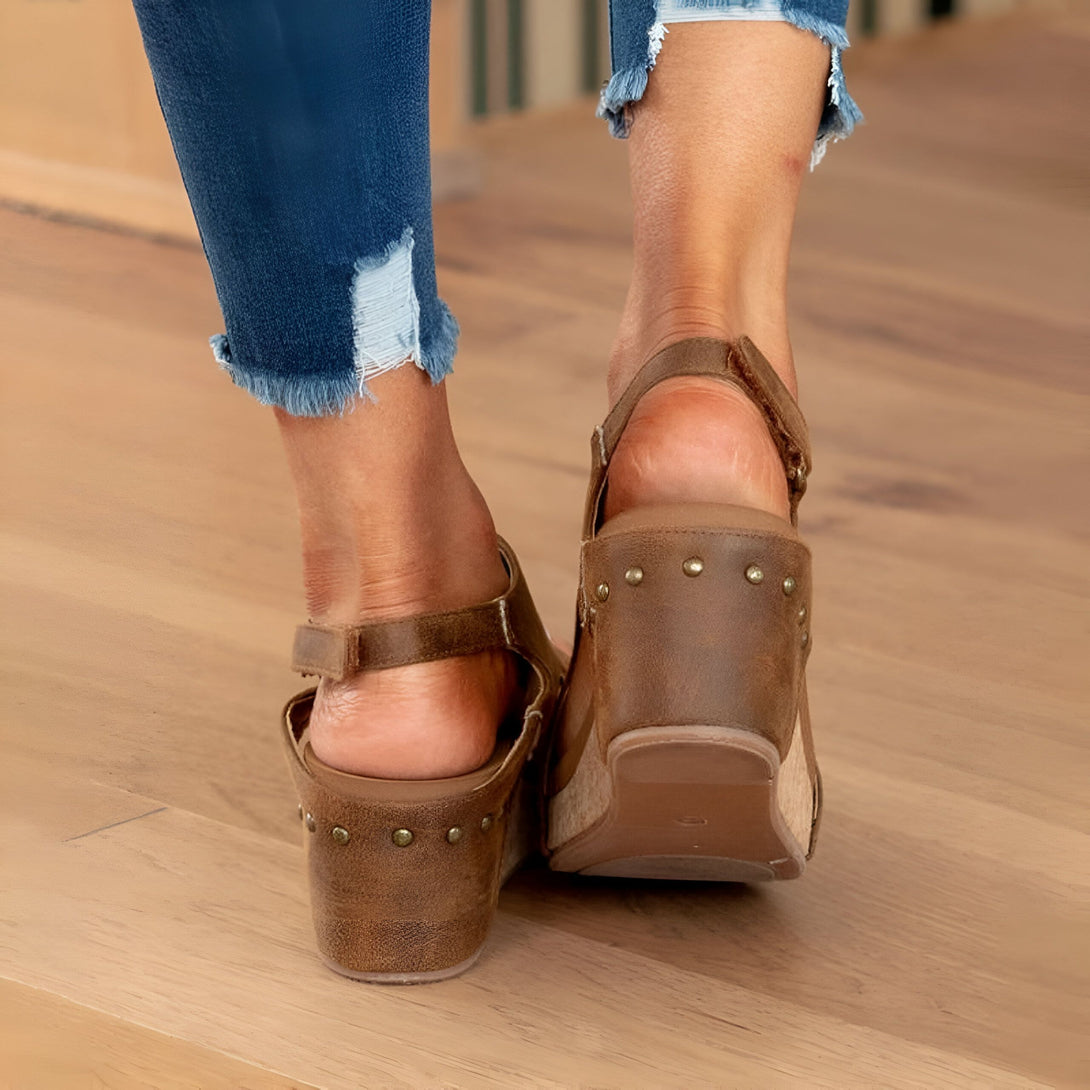 Sandales Compensées Femme Confort Été
