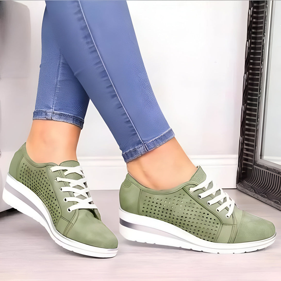 Sneakers compensées femme été
