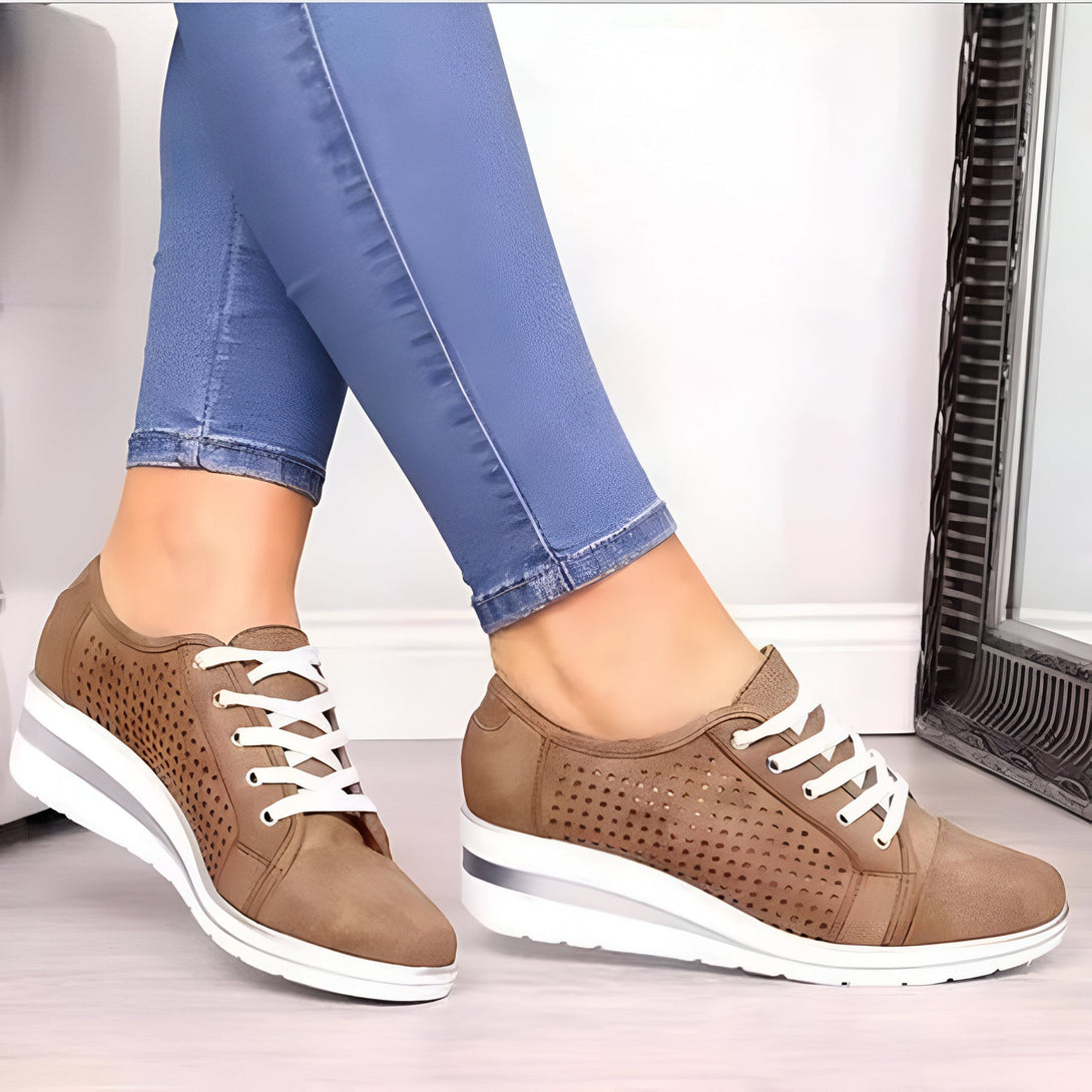 Sneakers compensées femme été
