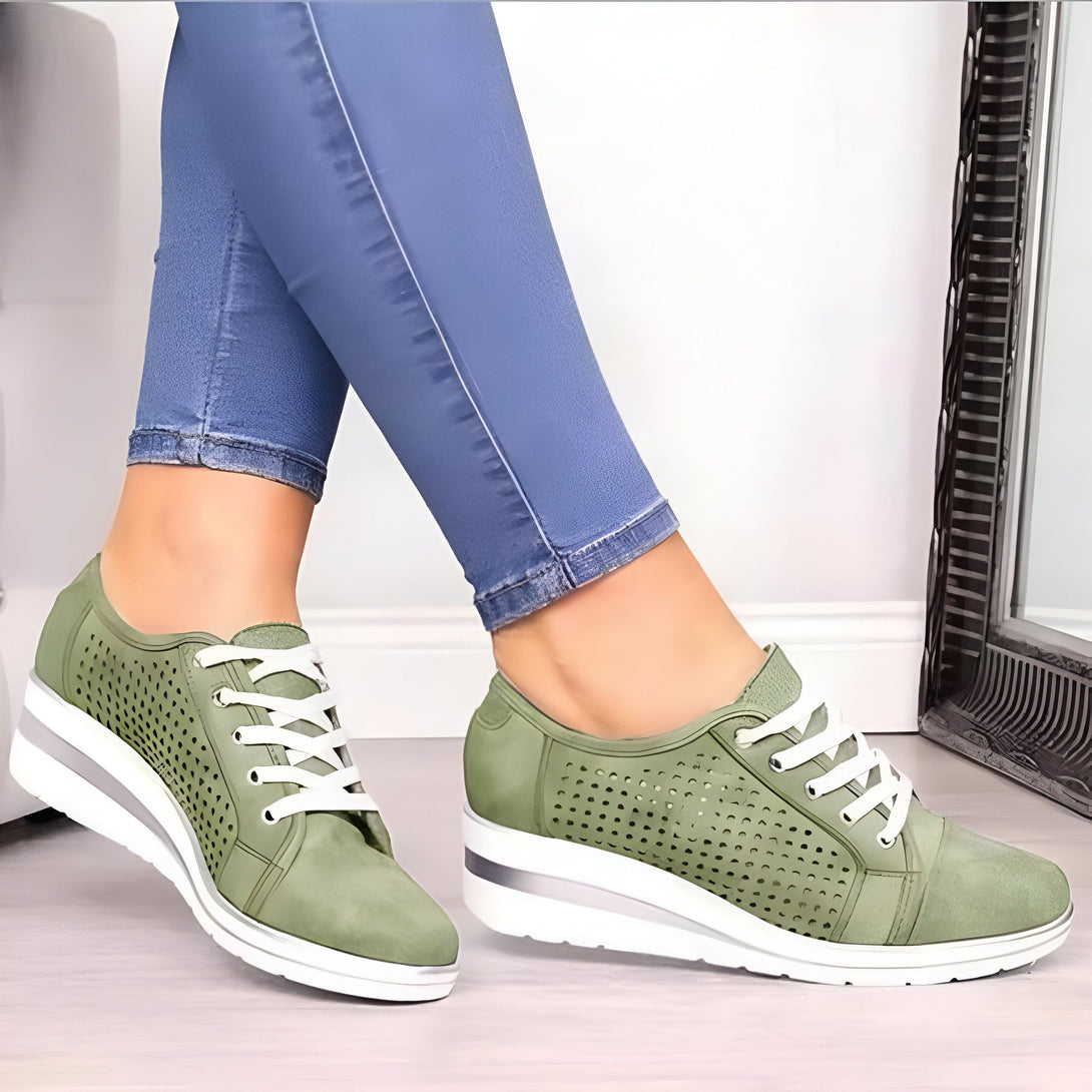 Sneakers compensées femme été
