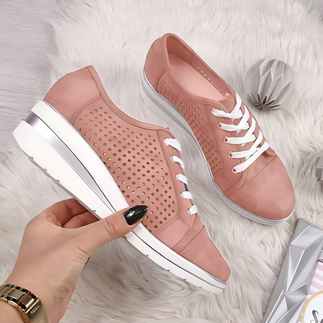 Sneakers compensées femme été

