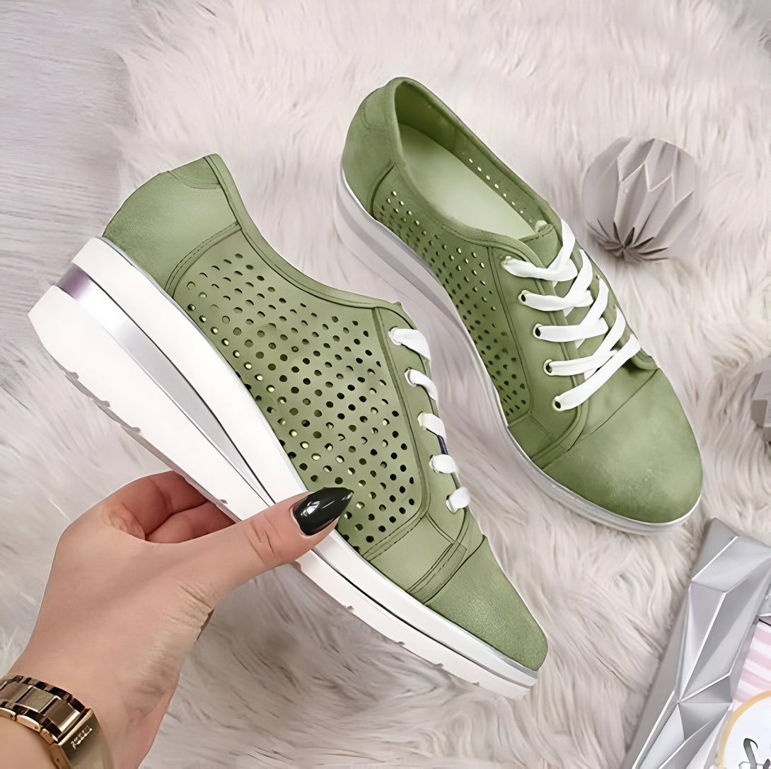 Sneakers compensées femme été
