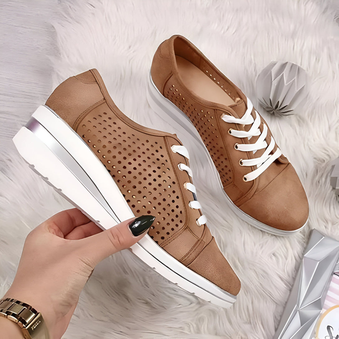 Sneakers compensées femme été
