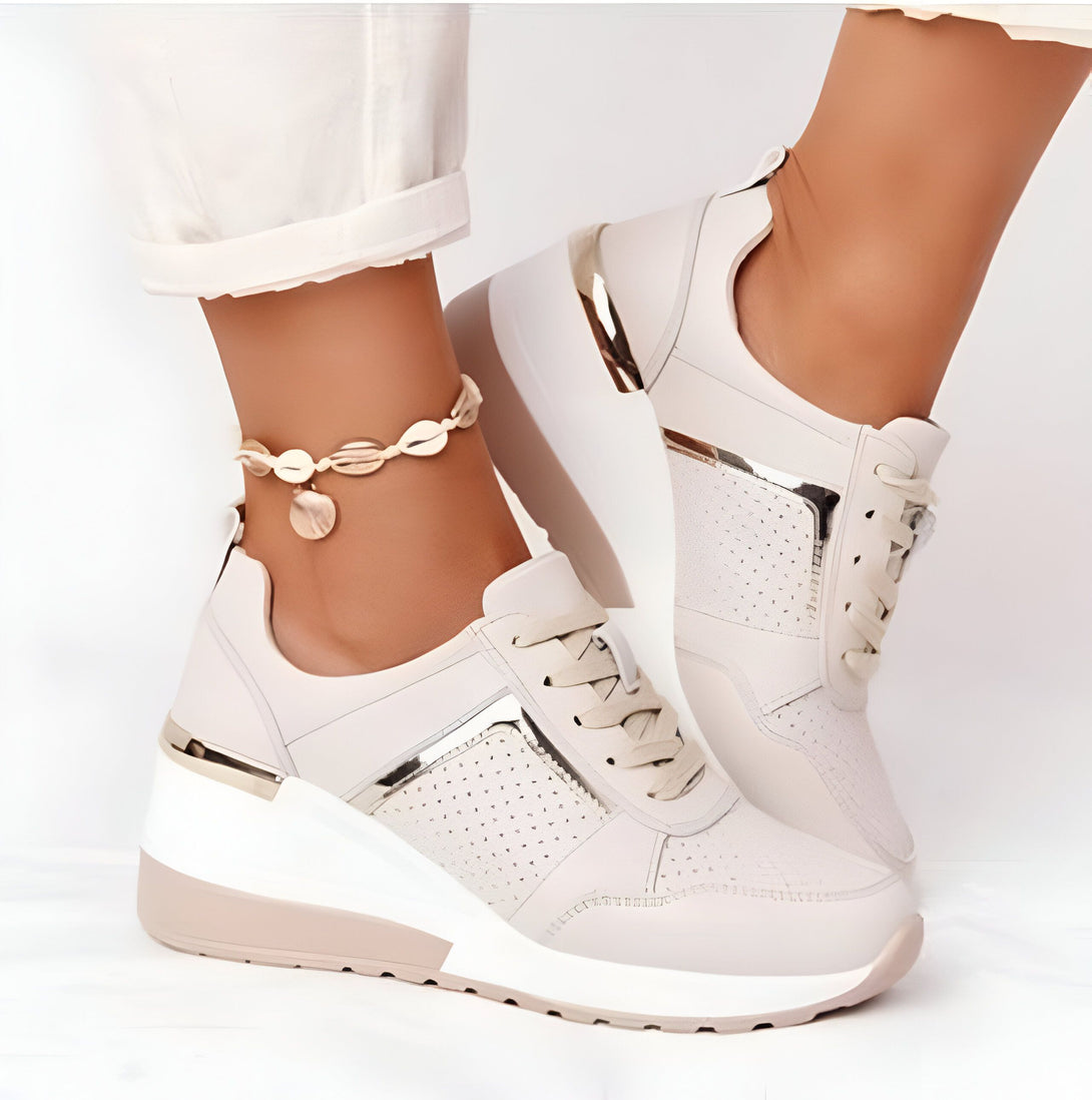 Sneakers Compensées Femme Printemps Automne
