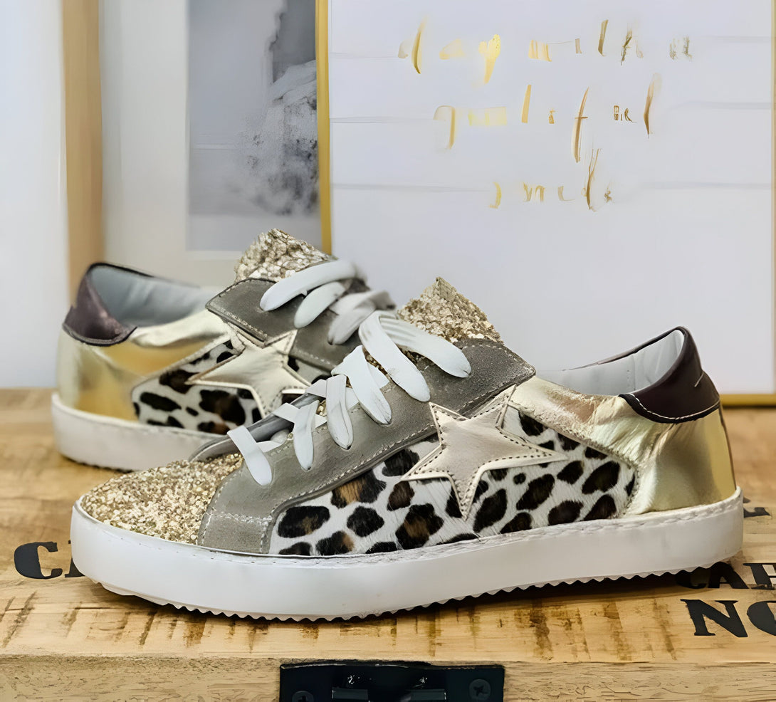 Sneakers Femme Léopard & Zèbre - Style Unique

