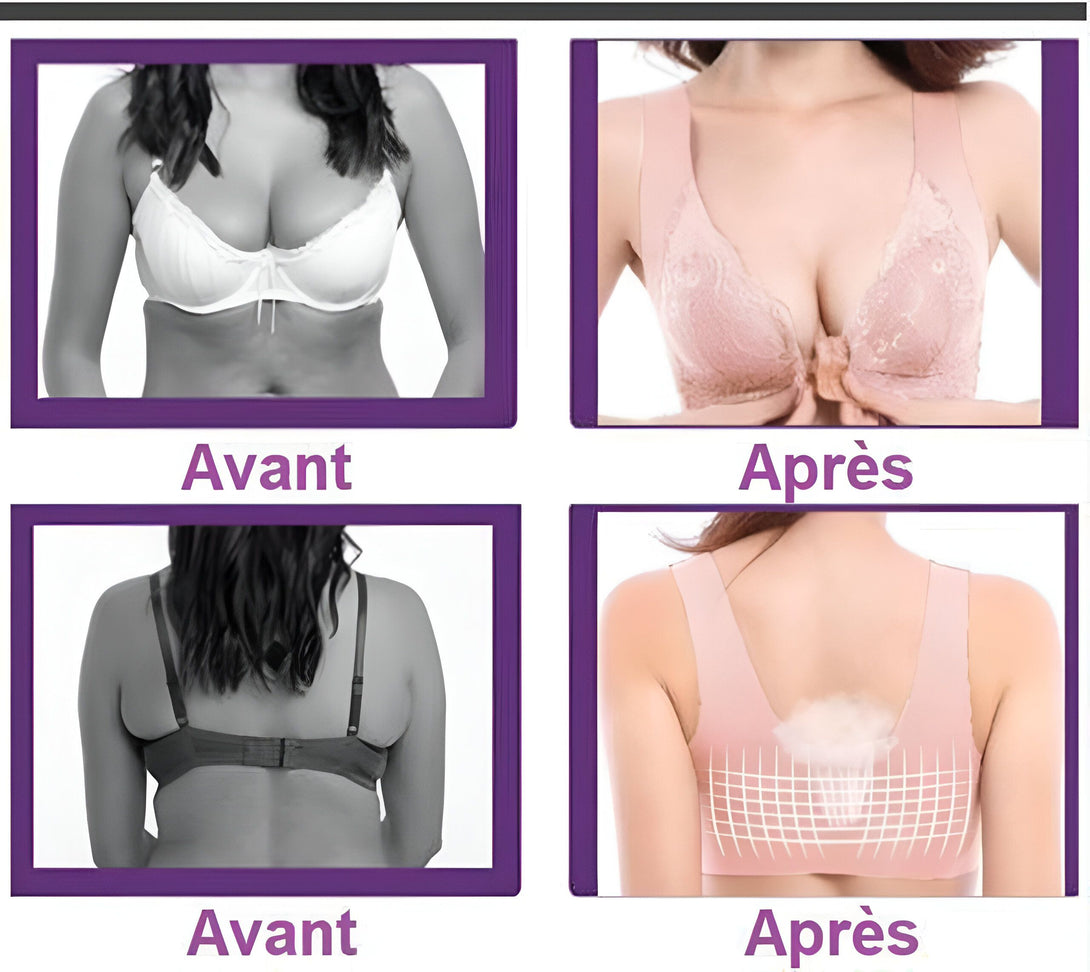 Soutien-gorge Fermeture Avant Respirant - Confort & Maintien
