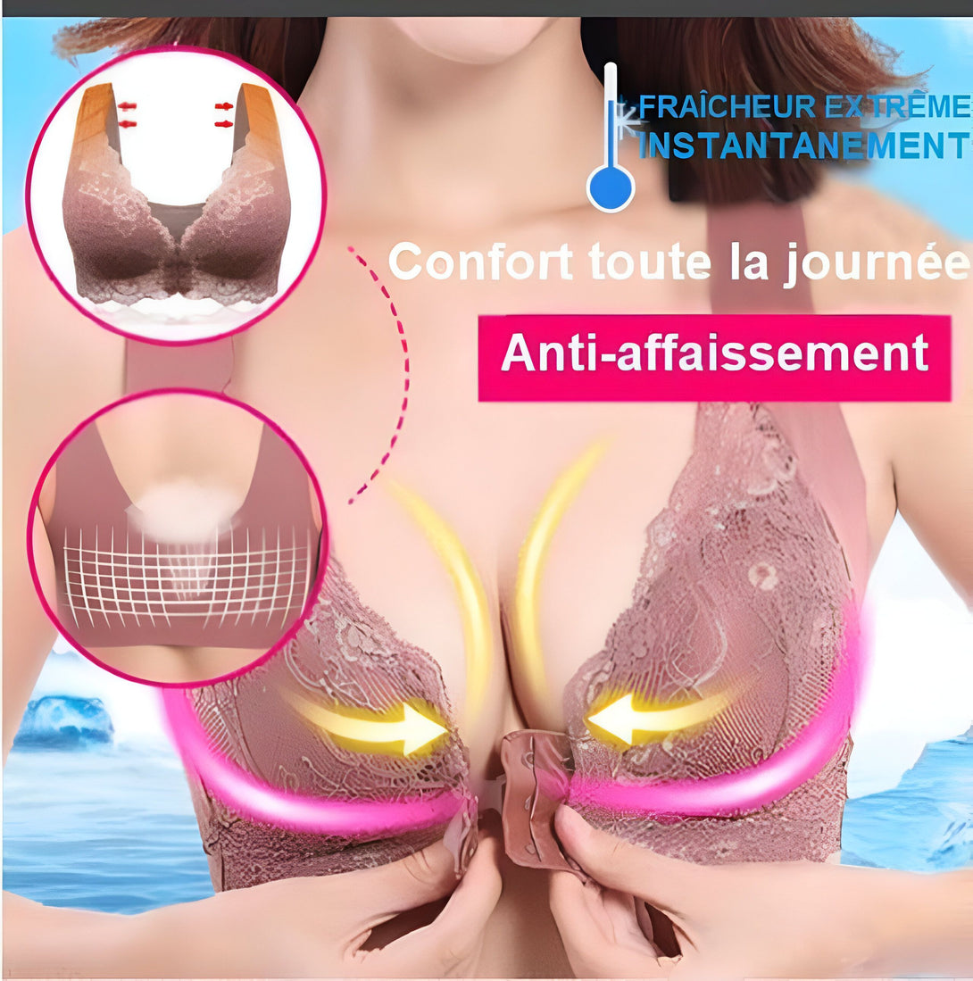 Soutien-gorge Fermeture Avant Respirant - Confort & Maintien

