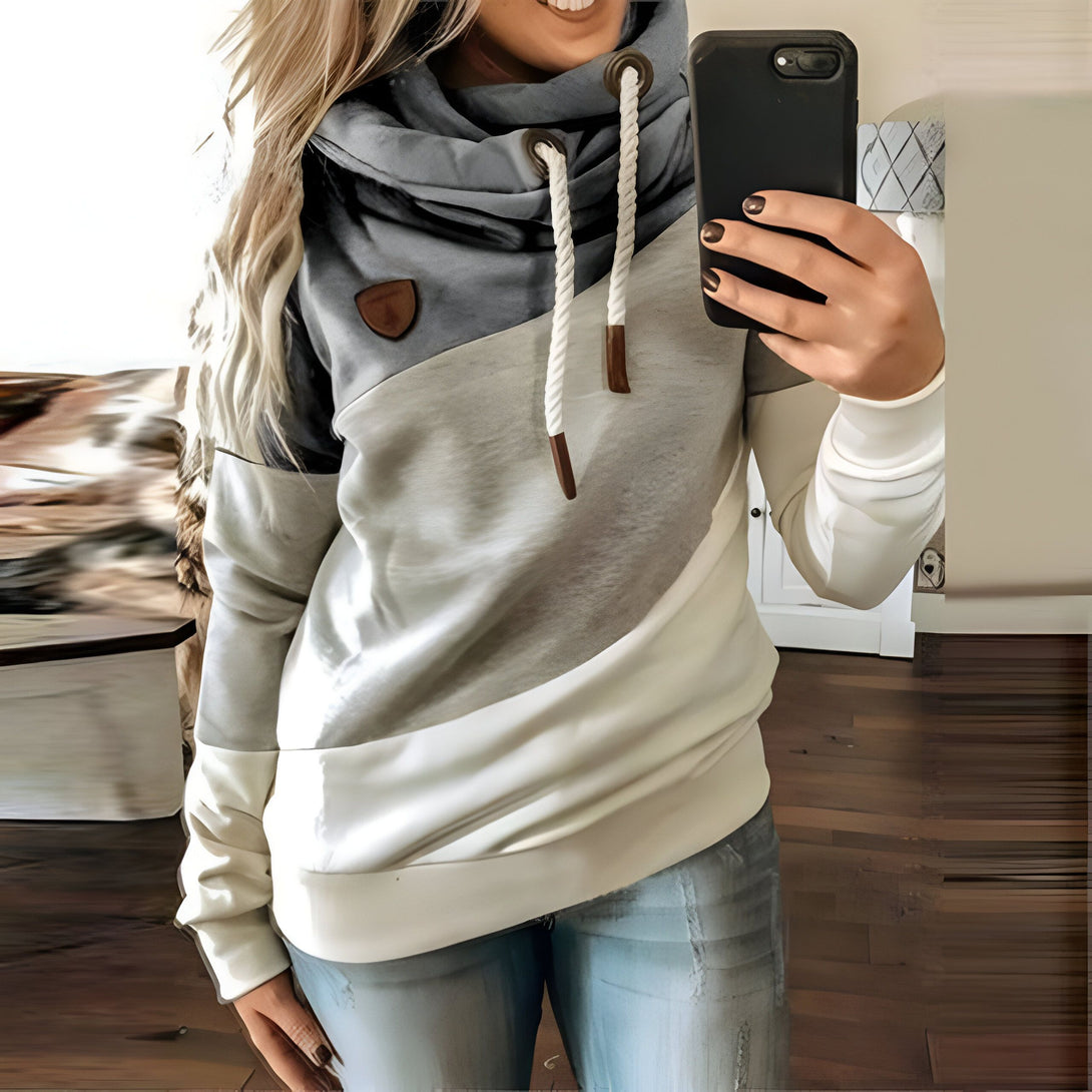 Sweat Léopard Femme Col Roulé
