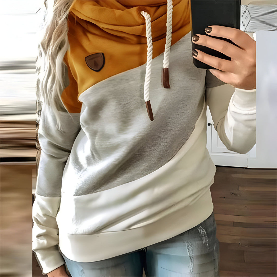 Sweat Léopard Femme Col Roulé
