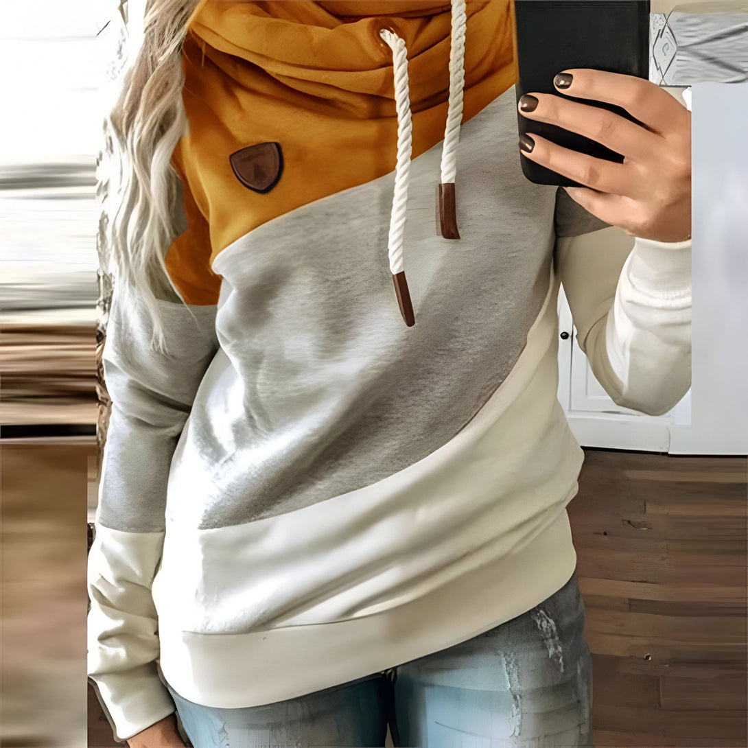 Sweat Léopard Femme Col Roulé
