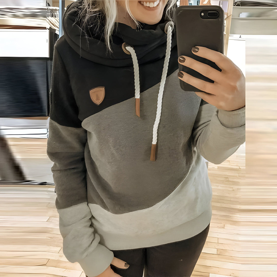 Sweat Léopard Femme Col Roulé
