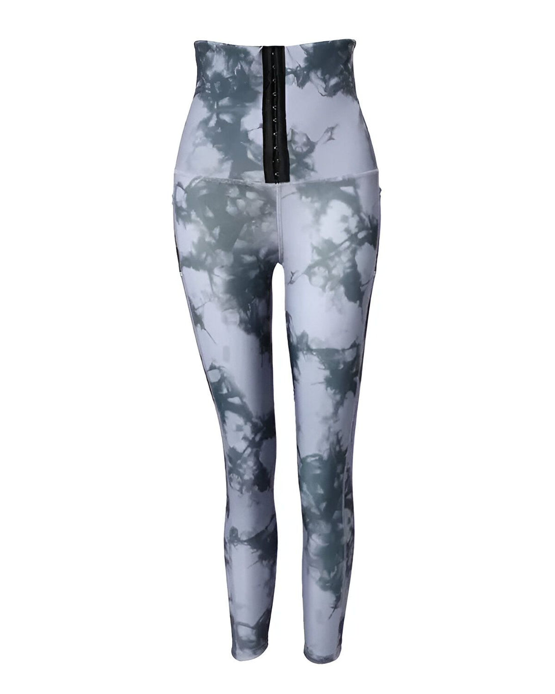 Tie Dye Print Tummy Control Butt Lifting Pocket Design Pantalon de yoga