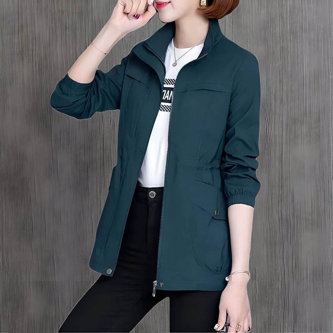 Veste Femme Automne-Hiver Col Claudine
