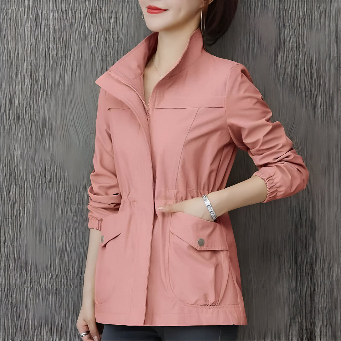 Veste Femme Automne-Hiver Col Claudine
