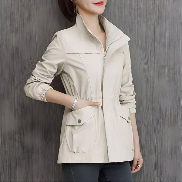 Veste Femme Automne-Hiver Col Claudine
