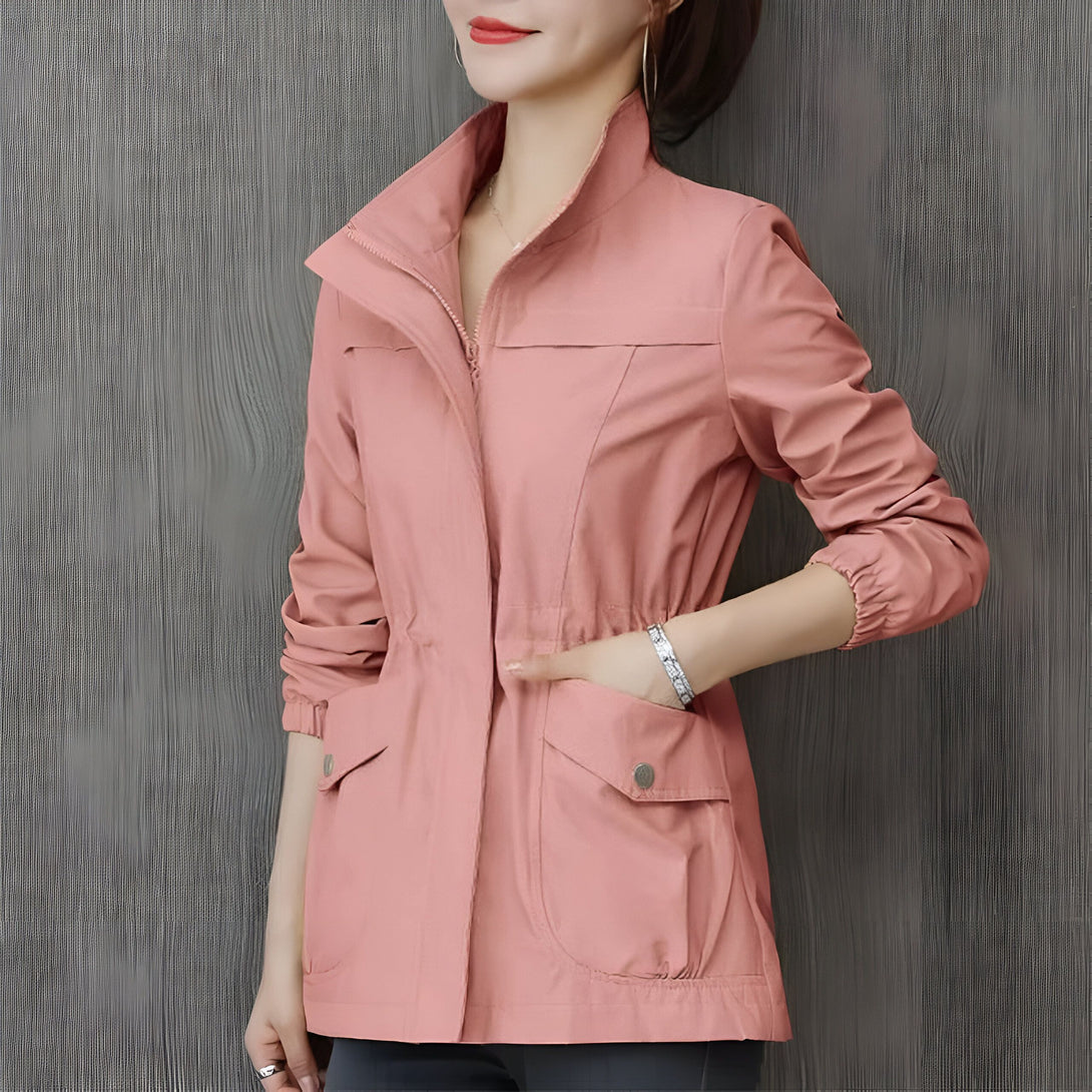 Veste Femme Automne-Hiver Col Claudine
