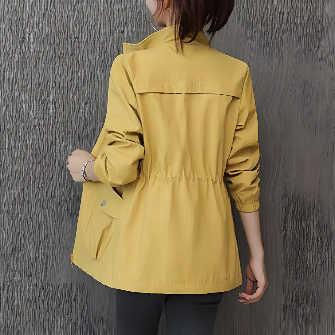 Veste Femme Automne-Hiver Col Claudine
