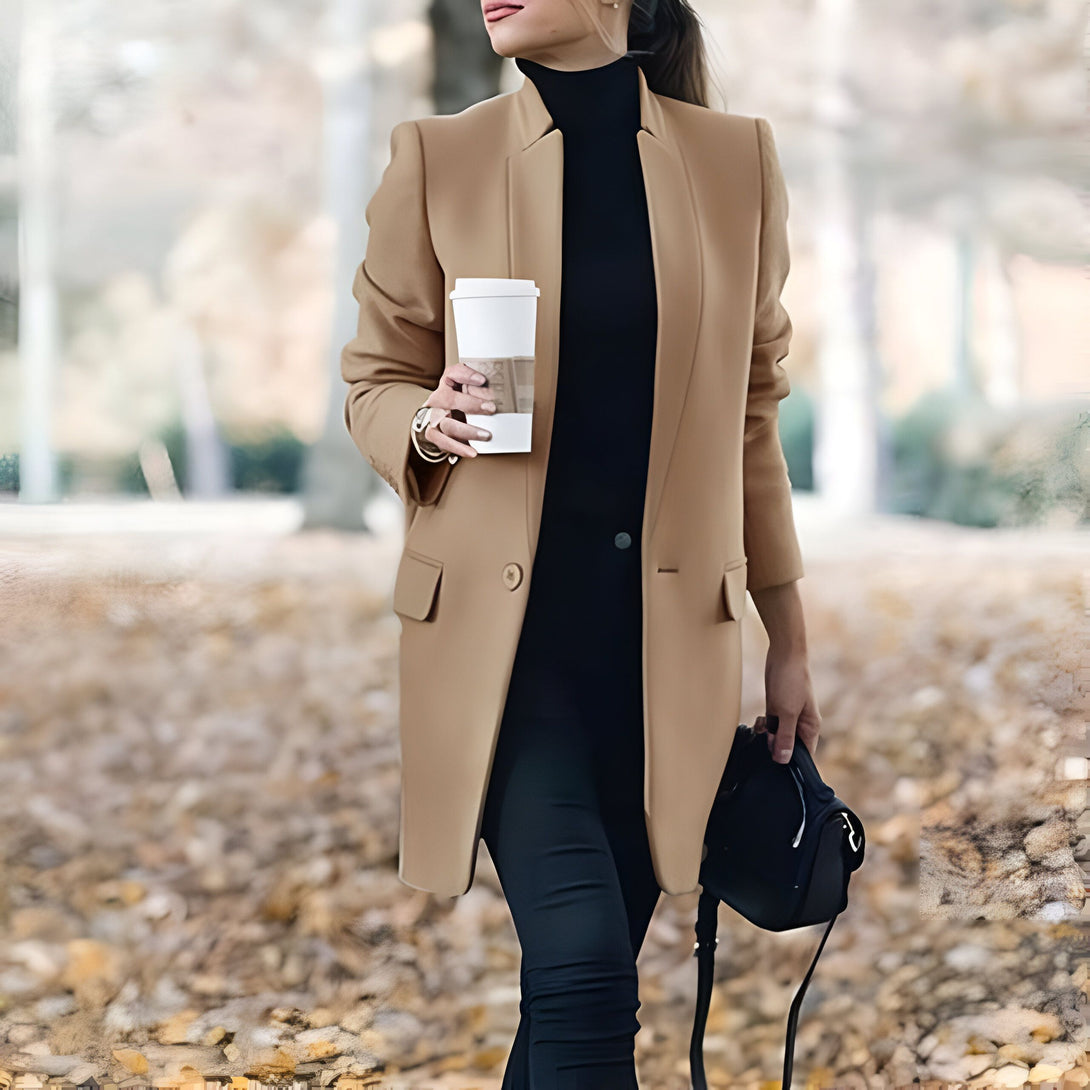 Veste Femme Classique Chic Automne-Hiver
