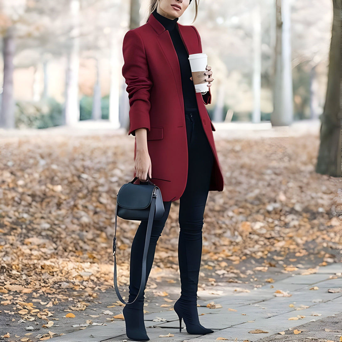 Veste Femme Classique Chic Automne-Hiver
