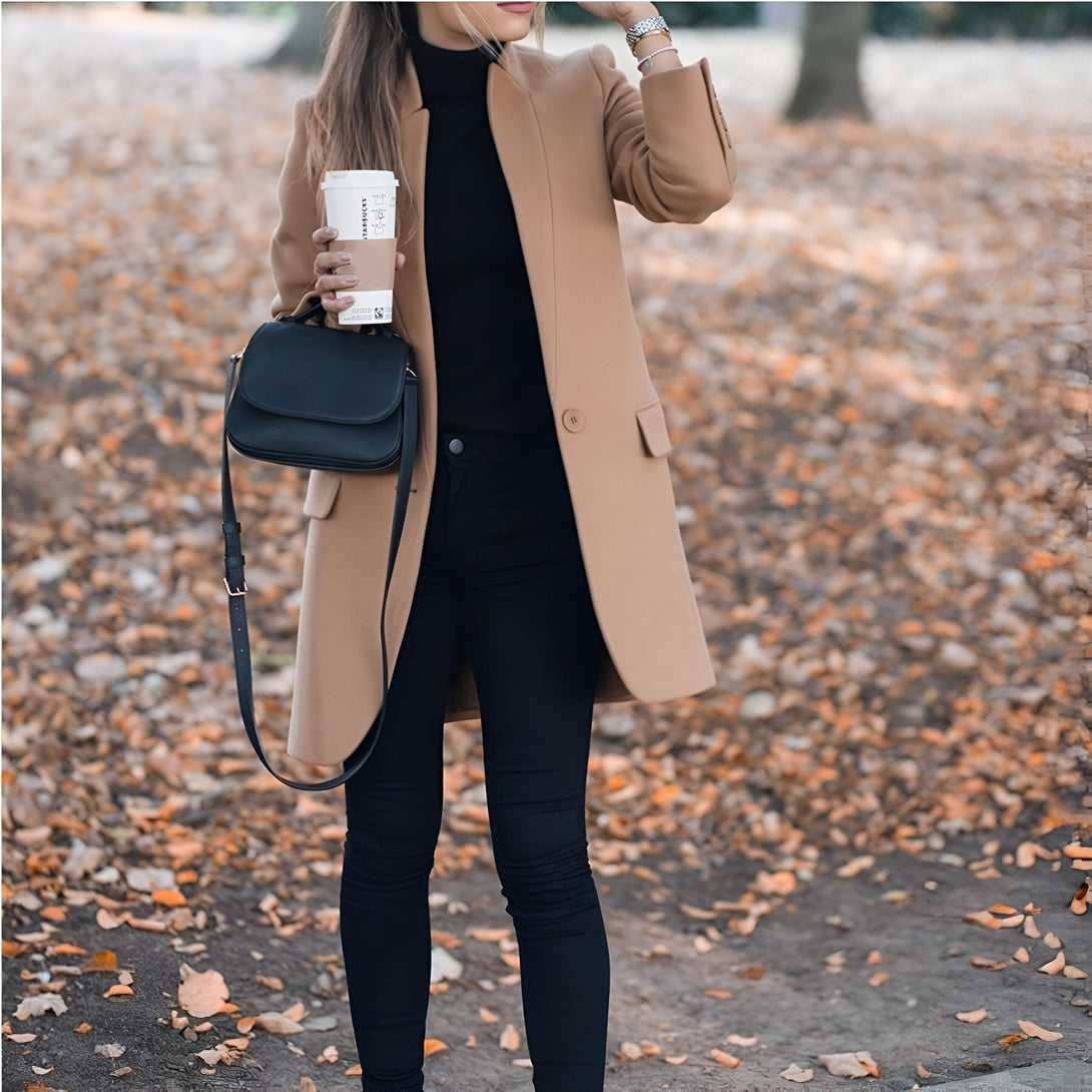 Veste Femme Classique Chic Automne-Hiver
