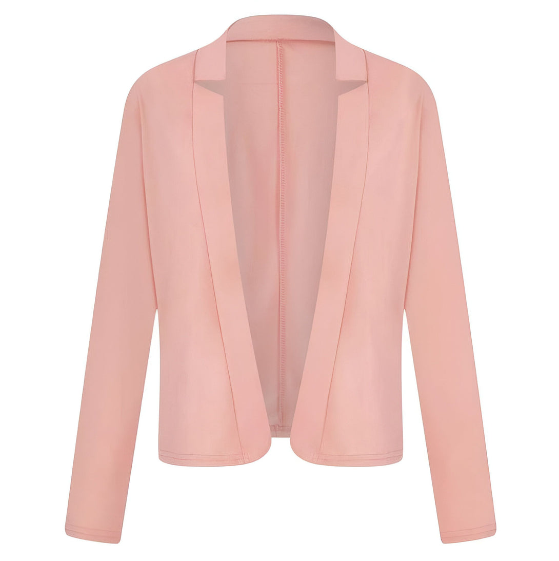 Veste Femme Élégante Col Officier
