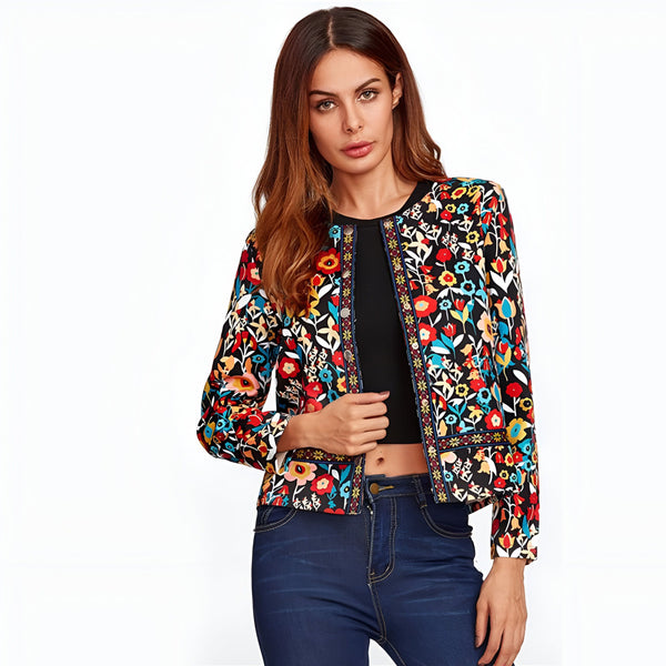 Veste Femme Fleurie Chic

