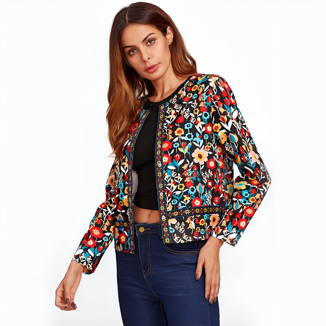 Veste Femme Fleurie Chic
