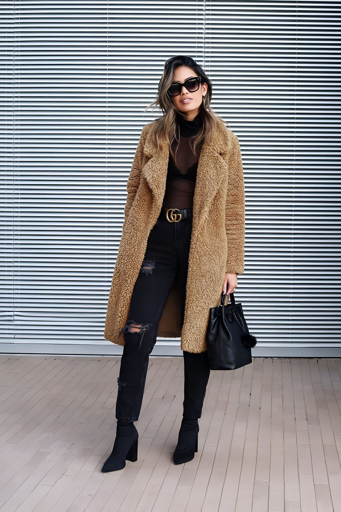 Veste Teddy Femme Automne-Hiver
