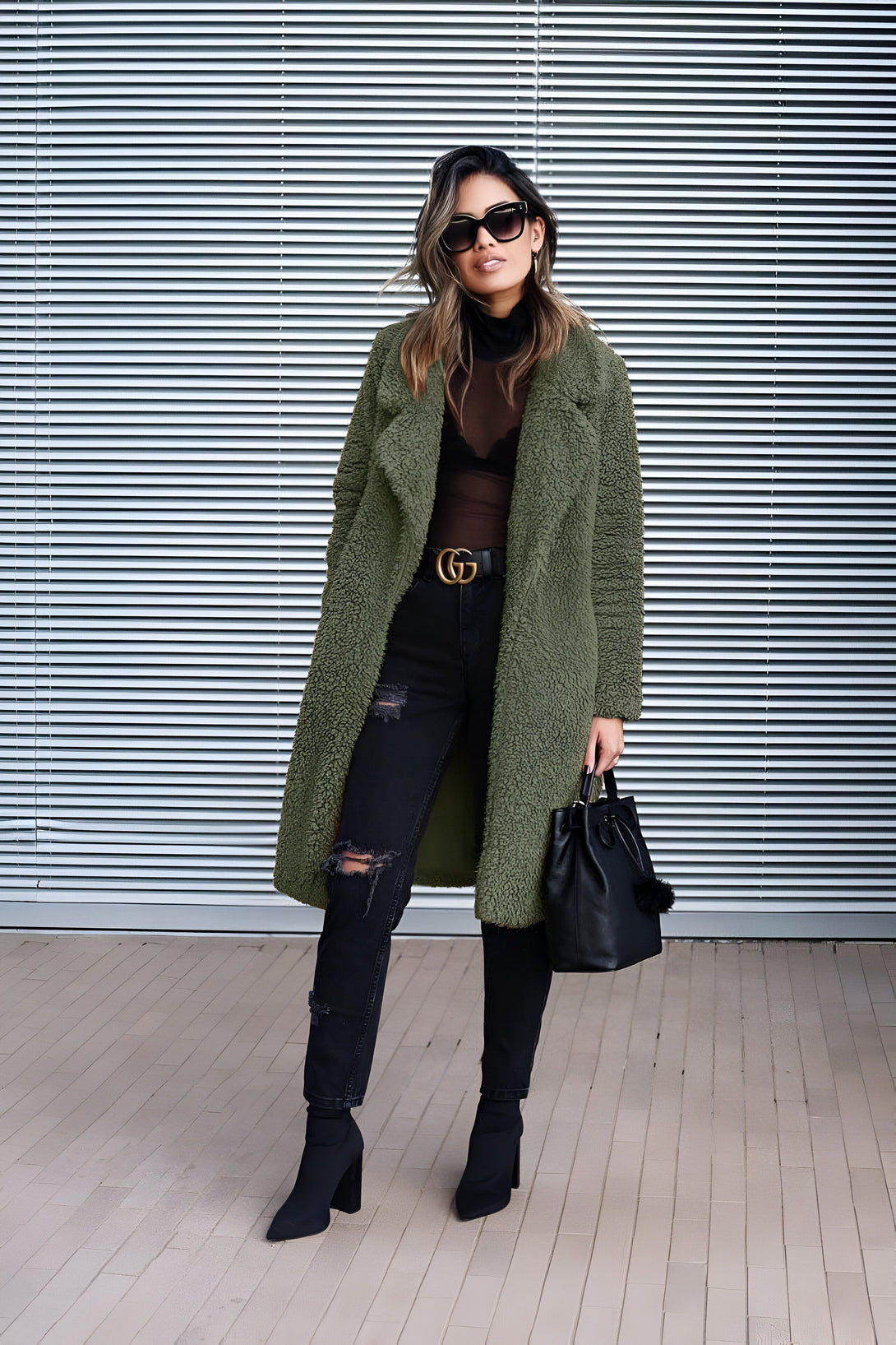 Veste Teddy Femme Automne-Hiver
