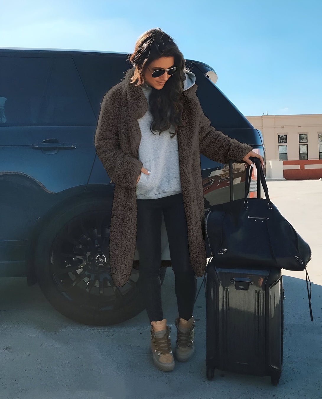 Veste Teddy Femme Automne-Hiver
