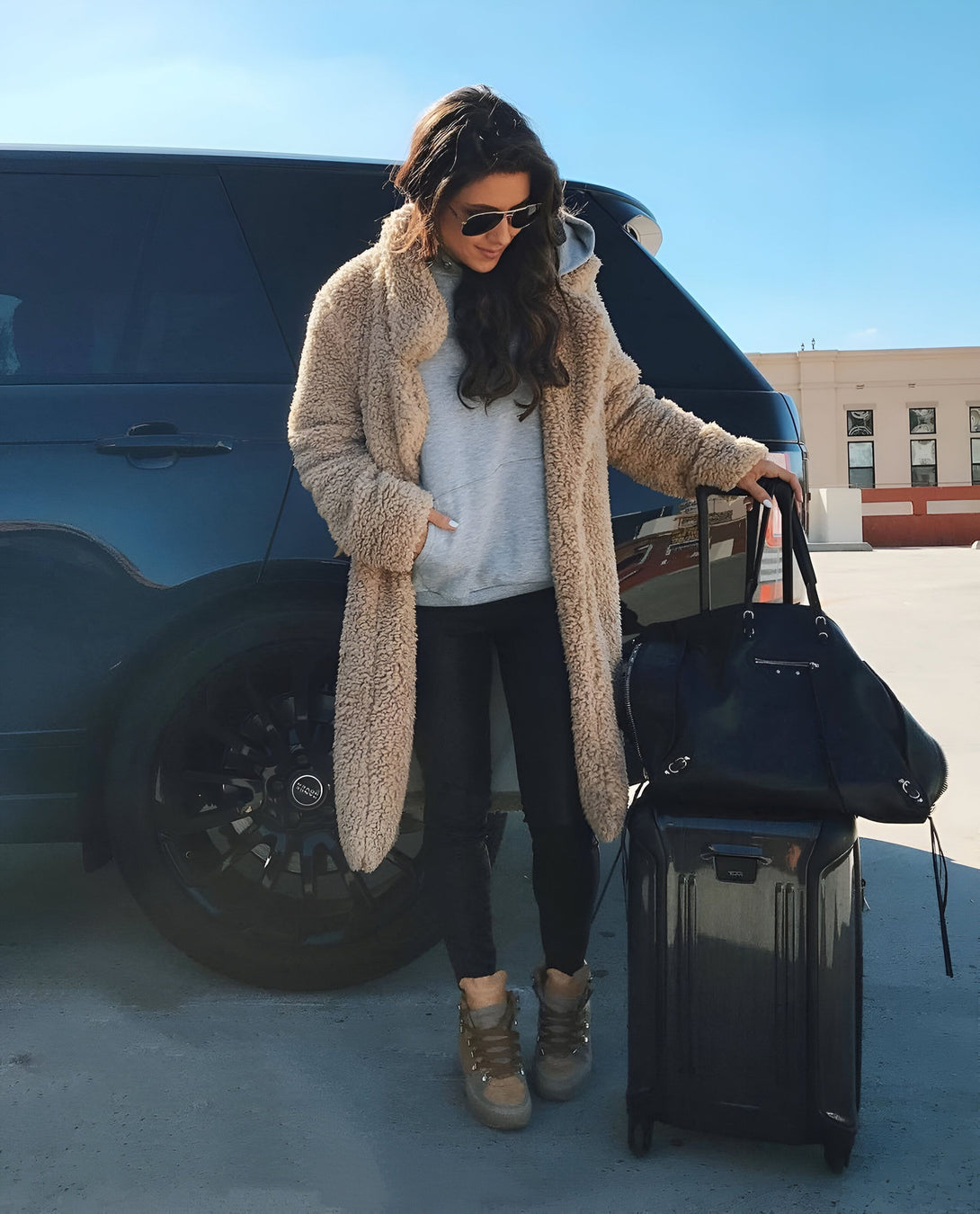 Veste Teddy Femme Automne-Hiver
