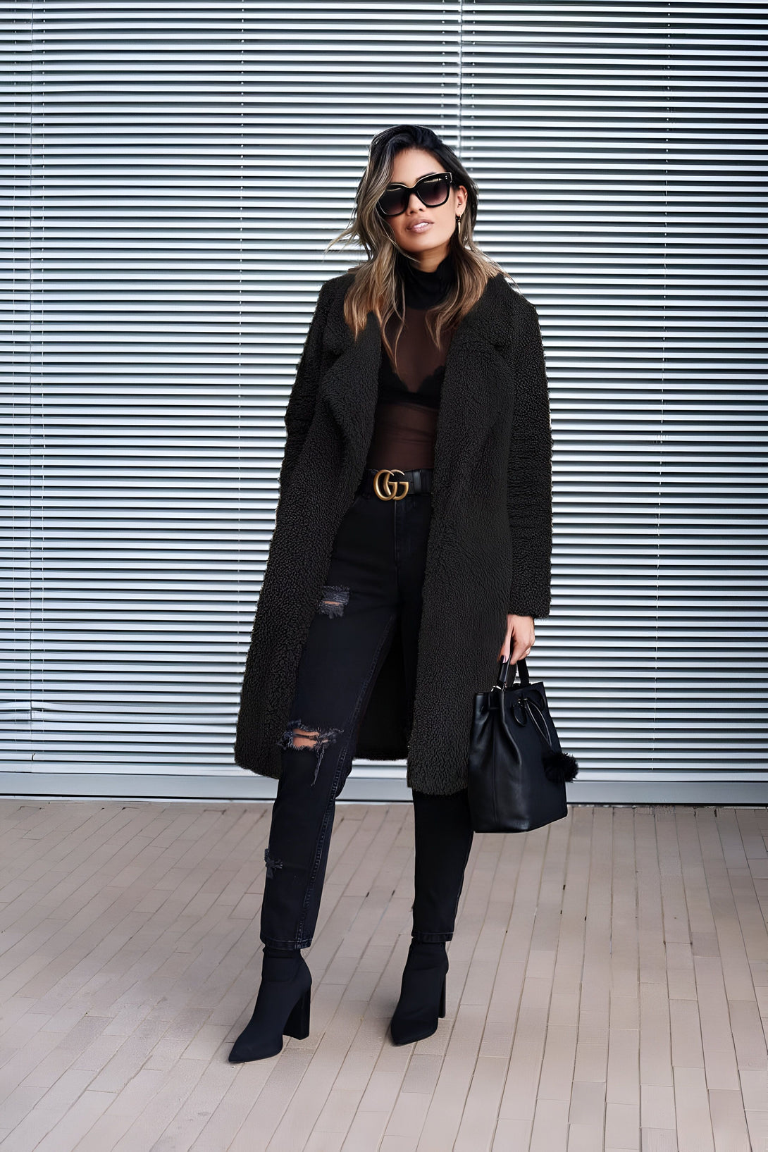 Veste Teddy Femme Automne-Hiver
